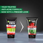 Buy Garnier Men, Anti-Pimple Face Wash, Repairs Skin & Balances Oils, AcnoFight, 100 gm - Purplle