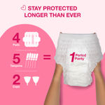 Buy Good Vibes Comfort Care Disposable Period Panties for Women Pack of 5 (L-XL) – Leak-Proof, Rash-Free & Super Absorbent | 360° Coverage | Overnight Protection for Heavy Flow | Sanitary Underwear | - Purplle