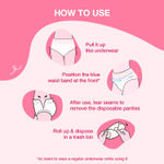 Buy Good Vibes Comfort Care Disposable Period Panties for Women Pack of 5 (L-XL) – Leak-Proof, Rash-Free & Super Absorbent | 360° Coverage | Overnight Protection for Heavy Flow | Sanitary Underwear | - Purplle