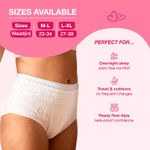 Buy Good Vibes Comfort Care Disposable Period Panties for Women Pack of 5 (L-XL) – Leak-Proof, Rash-Free & Super Absorbent | 360° Coverage | Overnight Protection for Heavy Flow | Sanitary Underwear | - Purplle