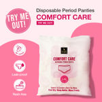 Buy Good Vibes Comfort Care Disposable Period Panty Pack of 1 Travel & Trial Pack (L - XL) Leak-Proof, Rash-Free & Super Absorbent | 360A° Coverage | Overnight Protection for Heavy Flow | Sanitary Underwear 1 pc - Purplle