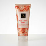 Buy Good Vibes Peach + Papaya AHA BHA Exfoliating Body Lotion | 2 in 1 Nourishing & Exfoliating Care | Powered with Gluta-Hya with Glutathione, Hyaluronic Acid, Fruit Enzymes & AHA-BHA| Brightens Dull Skin | Removes Tan | Daily Exfoliation 200 ml - Purplle