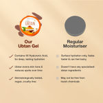 Buy Good Vibes Ubtan Super Light Gel Moisturiser | With Hyaluronic Acid & Niacinamide | Lightweight Hydration & Bright Glow | De-Tans & Evens Skin Tone | Brightens Dull, Uneven Skin | Non-Sticky Daily Moisturiser for All Skin Types – 200 gm - Purplle