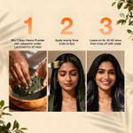 Buy Good Vibes Natural Henna Black Hair Color Powder | 100% Herbal Blend with Amla & Shikakai | Covers Greys, Strengthens Hair & Adds Natural Black Tint | Conditions Scalp & Improves Shine | Ammonia-Free & Safe Formula – 50 gm - Purplle