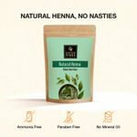 Buy Good Vibes Natural Henna Black Hair Color Powder | 100% Herbal Blend with Amla & Shikakai | Covers Greys, Strengthens Hair & Adds Natural Black Tint | Conditions Scalp & Improves Shine | Ammonia-Free & Safe Formula – 50 gm - Purplle
