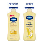Buy Vaseline Deep Moisture Body Lotion |For Dry Skin| Moisturised Glowing Skin| With Pro Ceramides 400ml - Purplle