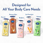 Buy Vaseline Deep Moisture Body Lotion |For Dry Skin| Moisturised Glowing Skin| With Pro Ceramides 400ml - Purplle