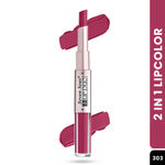 Buy Seven Seas Lip Duo 2 in 1 Lipstick and Liquid Lipstick - 03 Rose (7 gm) | Long Lasting and Waterproof | Non Transfer Lipstick for Women - Purplle