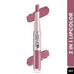 Buy Seven Seas Lip Duo 2 in 1 Lipstick and Liquid Lipstick - 07 Monza-1 (7 gm) | Long Lasting and Waterproof | Non Transfer Lipstick for Women - Purplle