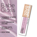 Buy Seven Seas Babe Glittery Lip Gloss - 01 Pink (7 ml) | With High Shine Lip Color For Glossy Look | Lightweight Non Sticky Lip shiner For Moisturizing Lips - Purplle