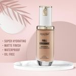 Buy Seven Seas Full Coverage Foundation - 01 Nude (45 ml) | Oil Free | Waterproof Base Foundation | Matte Finish - Purplle
