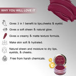 Buy Seven Seas Lip & Cheek Tint - 08 Calypso Pink (8 gm) | Enriched with Vitamin C For Lips, Eyelids & Cheeks, Matte Finish - Purplle
