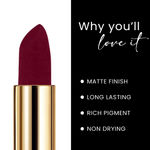 Buy Seven Seas HD Intense Matte Lipstick - 613 Maroon (3.5 gm) | Long Lasting | Highly Pigmented | Non Transfer Lipstick for Women - Purplle