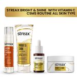 Buy Streax Bright & Shine with Vitamin C CSMS Routine for all Skin Type Combo of 4 - Purplle
