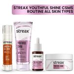 Buy Streax Youthful & Shine CSMS Routine for all Skin Types Combo of 4 - Purplle
