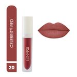 Buy MARS Matte Liquid Lip Color | Long Lasting | Non-Transfer & Waterproof Lipstick for Women (4.5 ml) (20-Celebrity Red) - Purplle