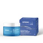 Buy Spring H2O Night Cream | Deep Nourishing & Repairing Moisturizer for Overnight Skin Renewal | Restores Radiance & Hydration | For All Skin Types – 50 ml - Purplle