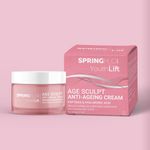 Buy Spring H2O Anti-Aging Cream – Reduces Wrinkles & Fine Lines | Hydrates & Firms Skin | With Peptides, Hyaluronic Acid & Vitamin E | For Youthful, Glowing Skin 50 ml - Purplle