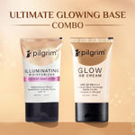 Buy Pilgrim Festive Glow Kit - Illuminating Moisturizer (30 ml) + BB Cream (30 ml) Combo of 2 - Rakhi Gift - Gift Hamper - Purplle