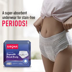 Buy Sirona Disposable Period Panties (L-XL) | 360° Protection for 12 hours | No Leakage, No Discomfort | Day & Night Protection | Wetness Indicator | Ultra-Absorbent Core(Pack of 2) - Purplle