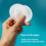 Buy FACES CANADA Swipe & Shine Nail Polish Remover Wipes - Lemon, 30 pc | Quick & Effortless | Moisturizing | Mess Free Removal | Gentle To Use | Acetone-Free with Aloe Vera & Vitamin E - Purplle
