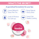 Buy Vaseline Lip Therapy Rosy Lips, 17 g - Purplle