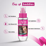 Buy Livon Serum for Women for All Hair Types for Frizz-free, Smooth & Glossy Hair with Argan Oil & Vitamin E, 200 ml - Purplle