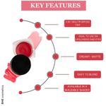 Buy Rhe Cosmetics Lip & Cheek Tint With Vitamin E & Jajoba Oil For Eyelids & Cheek - Brown Elegance (4 gm) - Purplle