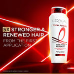 Buy L'Oreal Paris Total Repair 5 Shampoo For Damaged Hair | Powered by Keratin XS Technology| Fights 5 Signs of Hair Damage- Frizz, Breakage, Dryness, Stiff Hair, and Split ends | 340 ml - Purplle