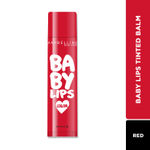 Buy Maybelline New York Baby Lips Loves NYC Tinted Lip Balm for dark & pigmented lips, Broadway Red, 4g - Purplle