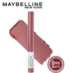 Buy Maybelline New York Lipstick, Matte Finish, Long-lasting, Intense Colour, SuperStay Crayon Lipstick, 15 Lead the way, 1.2 gm - Purplle