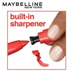 Buy Maybelline New York Lipstick, Matte Finish, Long-lasting, Intense Colour, SuperStay Crayon Lipstick, 15 Lead the way, 1.2 gm - Purplle
