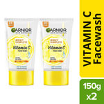 Buy Garnier Bright Complete Brightening Facewash (150 g) (Pack of 2) - Purplle