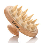 Buy Fabskin Wooden Hair Brush Scalp Massager Shampoo Brush - Helps Remove Dandruff - Relaxing Head Massager 1 pc - Purplle