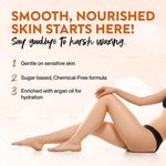 Buy Fabskin Sugar Wax Argan Oil (350 gm) | With Wooden Applicator Spatula | Full Body Smooth Hair Removal Wax For Women | Microwavable Jar - Purplle