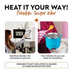 Buy Fabskin Sugar Wax Argan Oil (350 gm) | With Wooden Applicator Spatula | Full Body Smooth Hair Removal Wax For Women | Microwavable Jar - Purplle