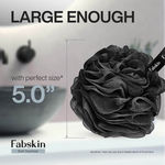Buy Fabskin Luxury Bathing Round Loofah for Men and Women - Pack Of 2 - Black & White - Purplle