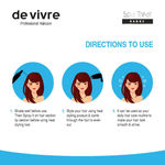Buy De vivre Bi-Phase Heat Protection Hair Spray (100 ml) | Leave In Conditioner Serum Spray For Hair Straightener - Natural Bamboo Grape Seed Extracts, Pro-Vitamin B5, Wheat Protein - Purplle