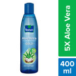 Buy Parachute Advansed Aloe Vera Enriched Coconut Hair Oil GOLD | 5X Aloe Vera with Coconut Oil| Makes hair Sooperr soft | 400ml - Purplle