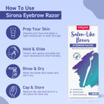 Buy Sirona Reusable Eyebrow Razors for Women | Face Razor for Women for Facial Hair Removal | Gentle Eyebrow Shaper | Facial Razor with Protective Blade | Compact Grooming Tool | Pack of 3 - Purplle