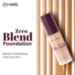 Buy MARS Zero Blend Weightless Foundation for Makeup (30 ml) (10-CHESTNUT COCOA) | Lightweight & Long-Lasting | Matte Finish | Buildable Coverage | Sweat-Proof | Hydrating Formula - Purplle