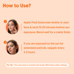 Buy Aravi Organic Oil-Free Fluid Sunscreen Serum SPF 50++++ with Hyaluronic Acid, Vitamin C, Niacinamide & Ceramides | Lightweight, Chemical-Free Formula | Prevents Sunburn & Tanning | For All Skin Types | 50 ml - Purplle