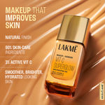 Buy Lakme Makeup+Skincare VitC Superglow Skin Perfecting Tint Cool Walnut C380 25 ml - Purplle