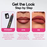 Buy INSIGHT Lip Crayon - Smokey Rose 7 gm - Purplle