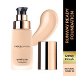 Buy FACES CANADA Ultime Pro Hd Runway Ready Foundation - Natural Ivory 01, 30 ml | Dewy Finish | Glass Skin Effect | Luxurious Formula | Lightweight & Breathable | Silky Smooth Texture | No Dryness or Oiliness | Vitamin E & Hyaluronic Acid - Purplle