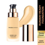 Buy FACES CANADA Ultime Pro Hd Runway Ready Foundation - Warm Beige 04, 30 ml | Dewy Finish | Glass Skin Effect | Luxurious Formula | Lightweight & Breathable | Silky Smooth Texture | No Dryness or Oiliness | Vitamin E & Hyaluronic Acid - Purplle