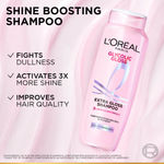 Buy L'Oreal Paris Glycolic Gloss Shine Boosting Shampoo, Powered By 3% Glycolic Acid, for Dull Hair, Restores Hair Quality For Gives 3X More Gloss, 200 ml - Purplle
