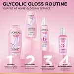 Buy L'Oreal Paris Glycolic Gloss Shine Boosting Shampoo, Powered By 3% Glycolic Acid, for Dull Hair, Restores Hair Quality For Gives 3X More Gloss, 200 ml - Purplle