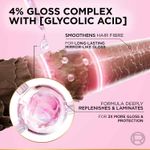 Buy L'Oreal Paris Glycolic Gloss Shine Sealing Conditioner, Powered By 4% Glycolic Acid, for Dull Hair, Smoothens Hair Fiber For 3X More Gloss, 175 ml - Purplle