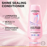 Buy L'Oreal Paris Glycolic Gloss Shine Sealing Conditioner, Powered By 4% Glycolic Acid, for Dull Hair, Smoothens Hair Fiber For 3X More Gloss, 175 ml - Purplle